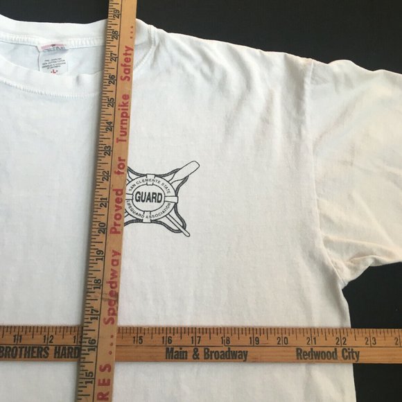 #76 Anvil San Clemente State Guard T-Shirt Men's L Doheny State Beach Dirtiest - Picture 3 of 9